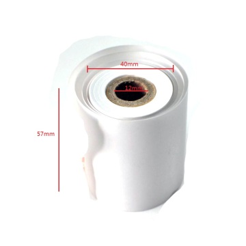 6 rolls/set Office School Supplies Cash Register Paper Thermal Paper Roll 57x40mm Single Type 65g Paper POS Printer