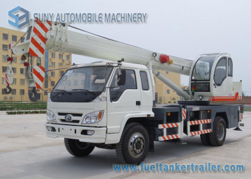 low price foton 4X2 4000KG pickup truck crane