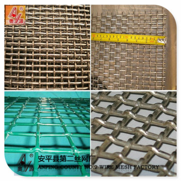 crimped wire mesh for vibrating screens supplied