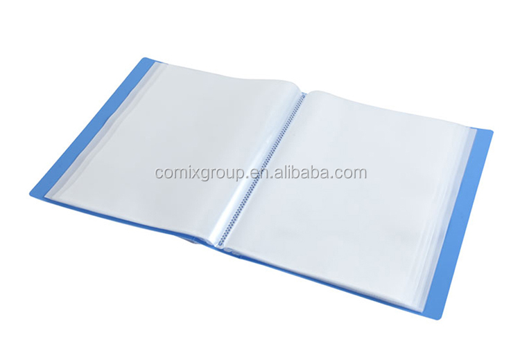 A4 Size 100 pockets clear PP File Folder For Office Supply, PP File Folder A4 Clear Book Display Book