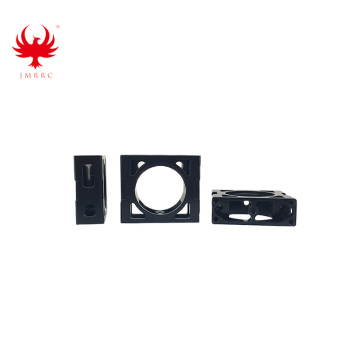 30mm Integrated Clamp Black Carbon Fiber Tube Clamp CNC Aluminum Motor Mount Fixture Clip Holder