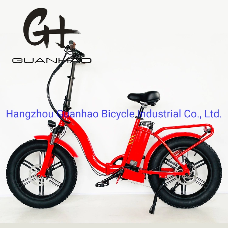 Mag Integrated Wheels 20 Inch Fat Tire Foldable Suspension Electric Bike