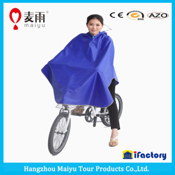 Maiyu PVC cheap ridding rain poncho for bicycle