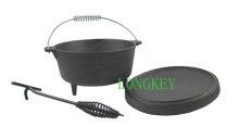casting iron Camp Dutch Oven for cooking / cast iron dutch oven