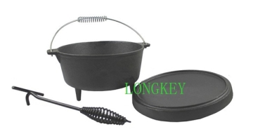 casting iron Camp Dutch Oven for cooking / cast iron dutch oven