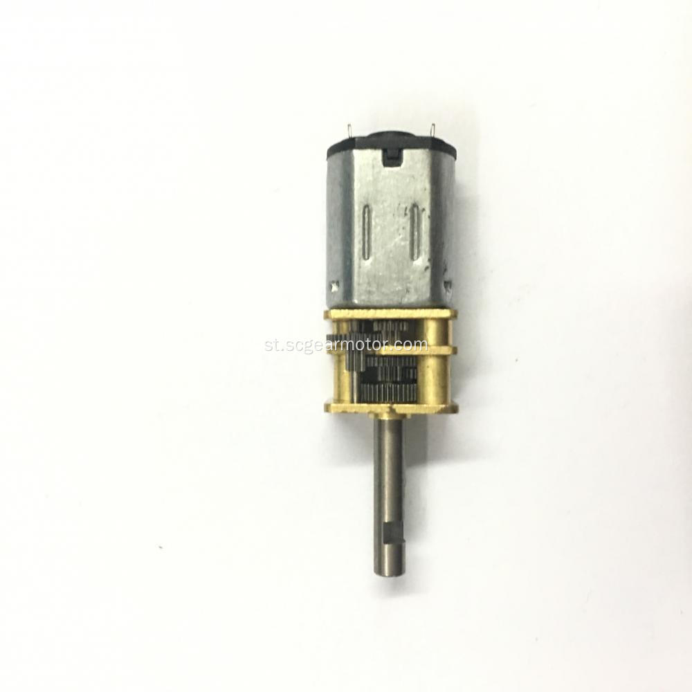 6v N20 gear motor motor output shaft e nang le groove