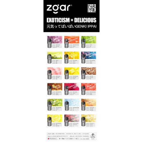 Dispositif Zgar Genki Disposable Vape Pods