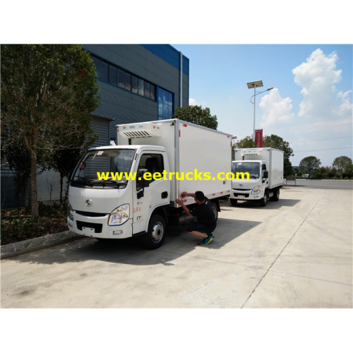 Yuejin 4x2 cargo frigorifique