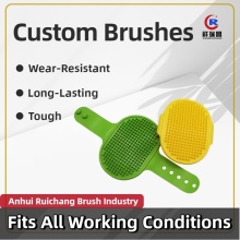 Pet Bath Massage Brush for Gentle Grooming