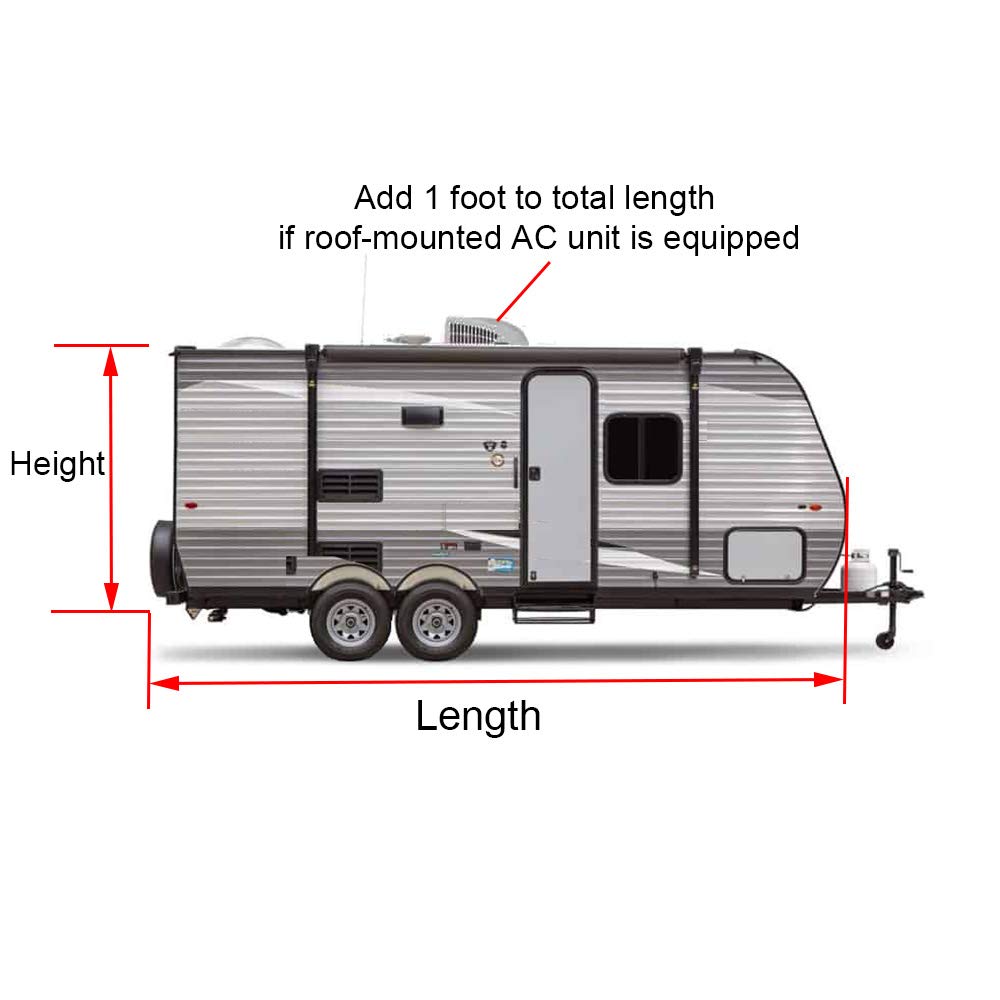 Trailer Travel Camper RV Cover 4 Lapisan