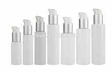 cosmetic container flat plastic lotion bottle with pump