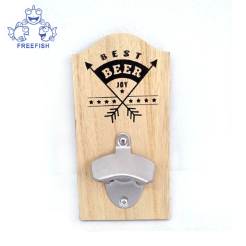 Wall Mount wood Bottle Opener