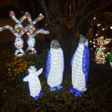 PVC LED Penguin Lights - IP65 Rated Christmas & Halloween Decorations