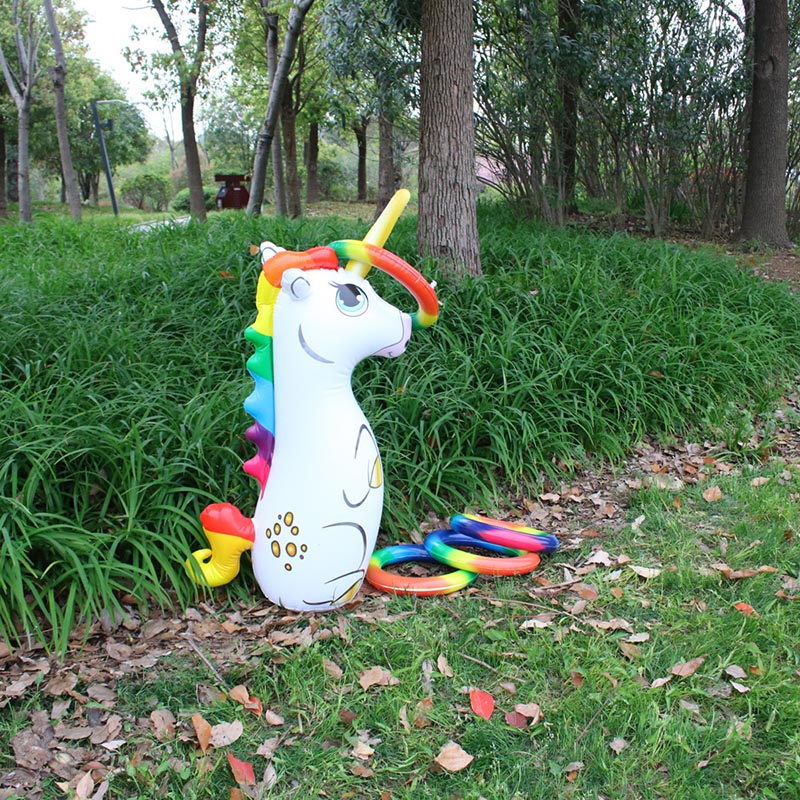 Inflatable Unicorn Pool Ring Toss Game Inflatable Toys