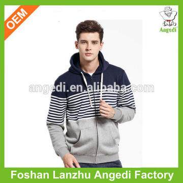 China factory cheap stripe man hoody