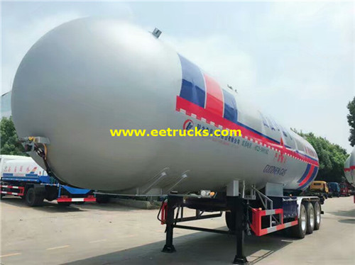 Tri-axle 62 CBM Propane Tank Trailer Tank