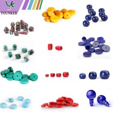 15.5" Strand Genuine Turquoise Beads,Laspi Lazhuli Guru Beads,Coral Bamboo Beads