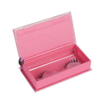 High Quality Cute Shiny Pink Eyelash Box