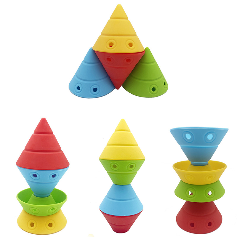 silicone building toys building blocks games