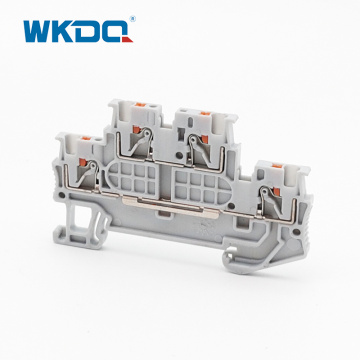 PTTB 1.5/S Double Level Push In Terminal Block Din Rail 1.5 Mm2