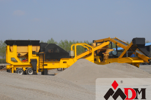 2014 mobile sand-making plant approved CE ISO9001:2008 certification