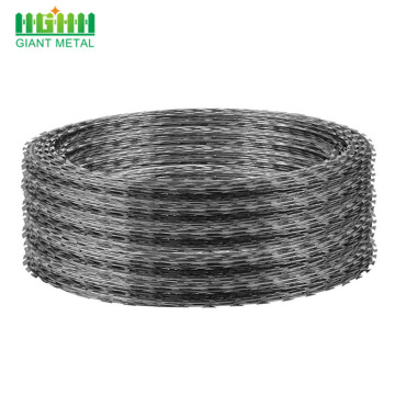 Stainless Steel Galvanized Concertina Coil Razor Barbed Wire