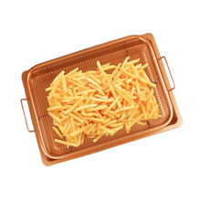 Copper Crisper Wire Mesh Basket Tray for Oven