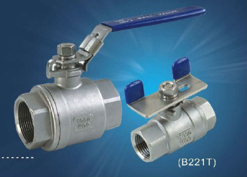 screw joint ss316/304 2pc ball valve