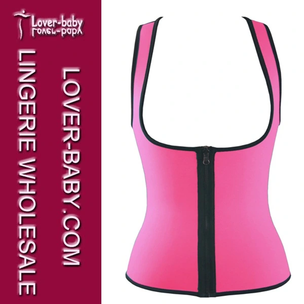 Zipper Gym Women's Neoprene Thermal Ultra Sweat Vest (L42659-1)