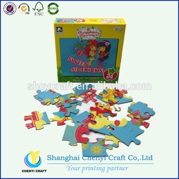 eco-friendly super cardboard boxes for puzzles wholesale