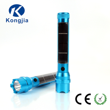 High Power Rechargeable Led Solar Flashlight Solar Torch