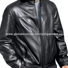Men's Genuine Cow Leather Fashion Jacket