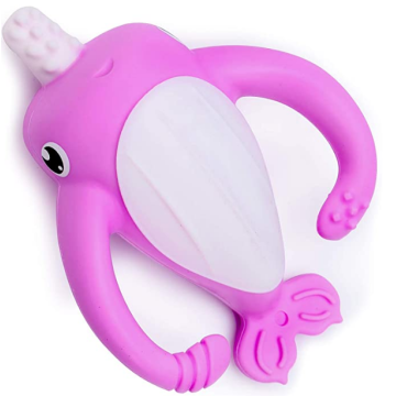 Custom Whale Shape Soft Silicone Tandborste