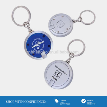 hengbo plastic round personalized cheap keychains