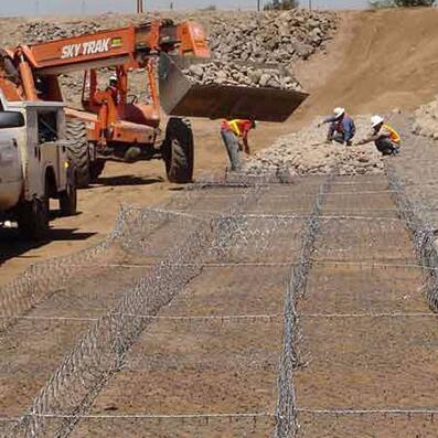 Galfan Wire Gabion Hot Dip Galvanisé