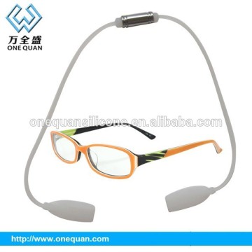 Factory wholesale fashion silicone magnetic glasses strap