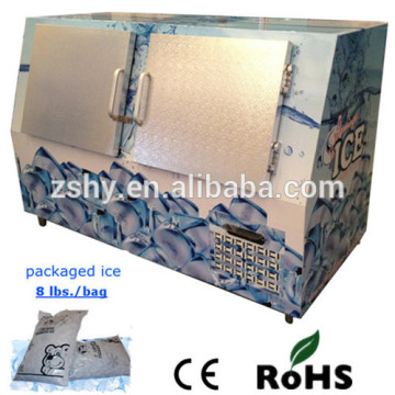 gas station ice storage bin ice merchandisers CE approved