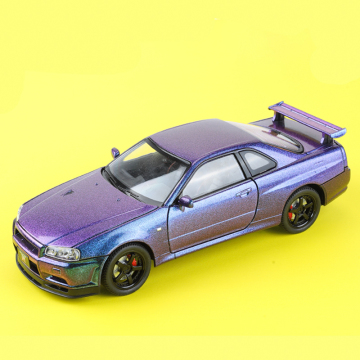 Nissan Skyline GTR R34 Simulation Alloy Pullback Car Toy