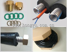 Pre-insulated flex pipe for solar therm system