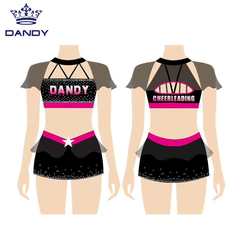 Varstidade personalizada Girls Cheer Uniformes