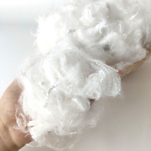 0.8D*32MM solid silicon polyester staple fiber