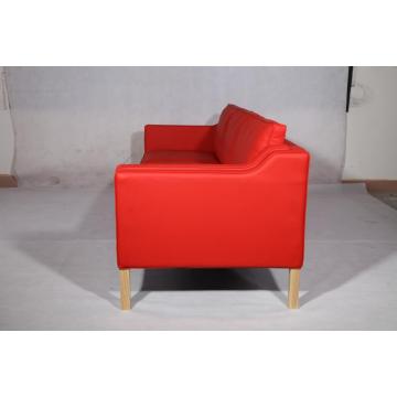 Borge Mogensen 2213 3 Seater Leather Sofa Replica