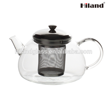 Promotional double wall borosilicate glass teapot