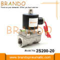 Válvula solenoide de acero inoxidable 2S200-20 de 3/4 pulgadas 220V