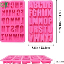 Hot Selling 26 Alphabet Silicone Cake Baking Mold