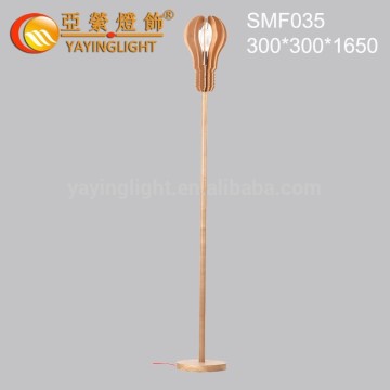 Modern natural wood floor lamp for home,modern wooden floor lamp,Creative wood floor lamp