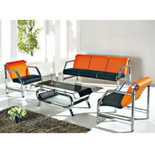 Office Sofa Set with Steel Frame Work, Customers' Designs and Logos Welcomed