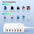 Chargeur mural portable 6 ports USB plug cube