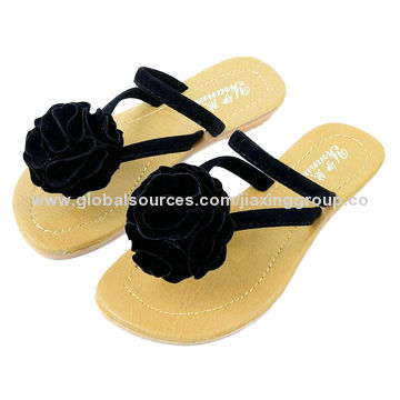 2014 New Arrival T-shape Sweet Style Flat Sandals, OEM Order are accepted