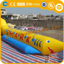 High quality inflatable banana boat,Inflatable flyfish banana boat for water park,Durable 6 Seat inflatable Banana boat for fun